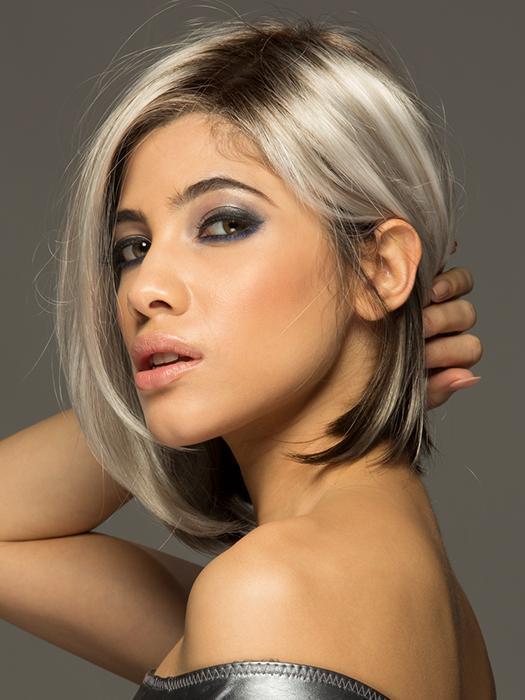 JAMISON by ESTETICA in ICY SHADOW | Iced Blonde dusted with Soft Sand & Golden Brown Underneath