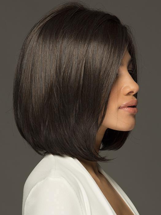 JAMISON by ESTETICA in CHOCOLATE SMOKE | Dark Brown/Chestnut Brown Blend with Fine Slate Blue Highlights
