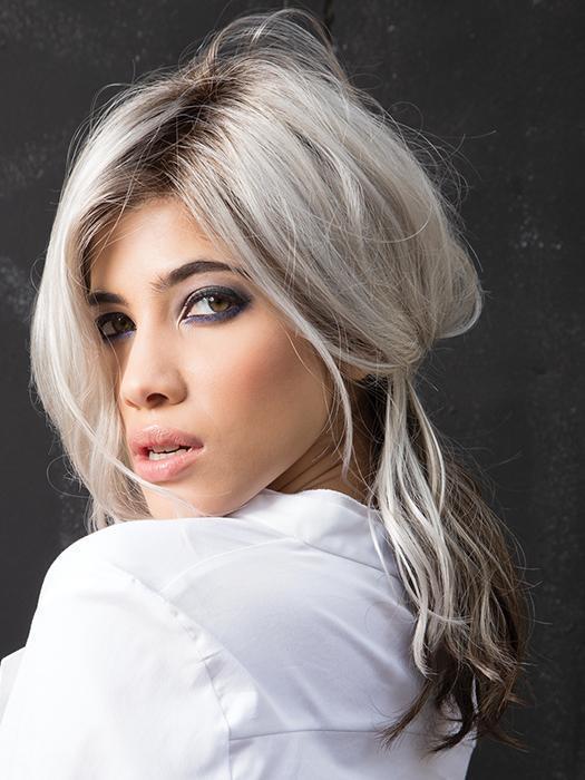 AVALON by ESTETICA in ICY SHADOW | Iced Blonde dusted with Soft Sand & Golden Brown Underneath