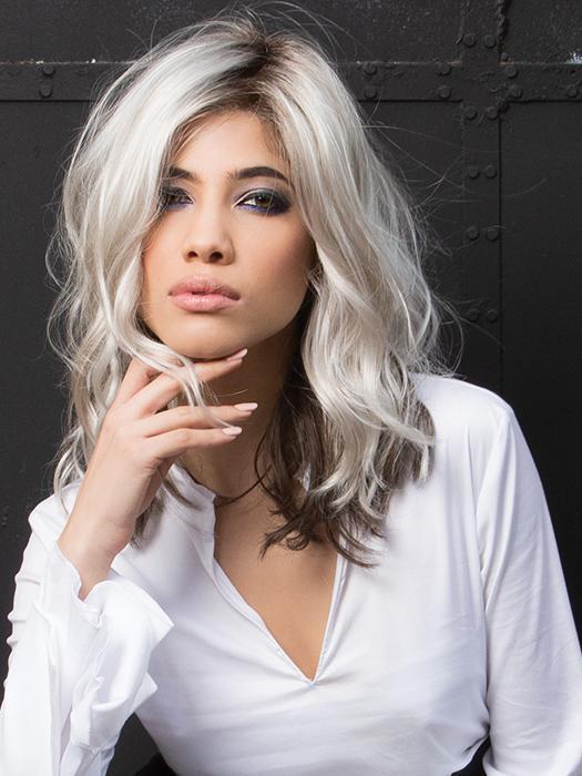 AVALON by ESTETICA in ICY SHADOW | Iced Blonde dusted with Soft Sand & Golden Brown Underneath