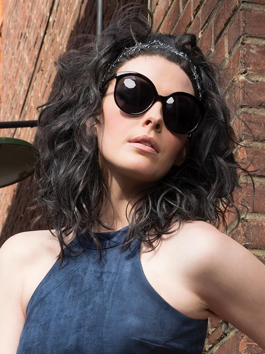 AVALON by ESTETICA in CHOCOLATE SMOKE | Dark Brown/Chestnut Brown Blend with Fine Slate Blue Highlights