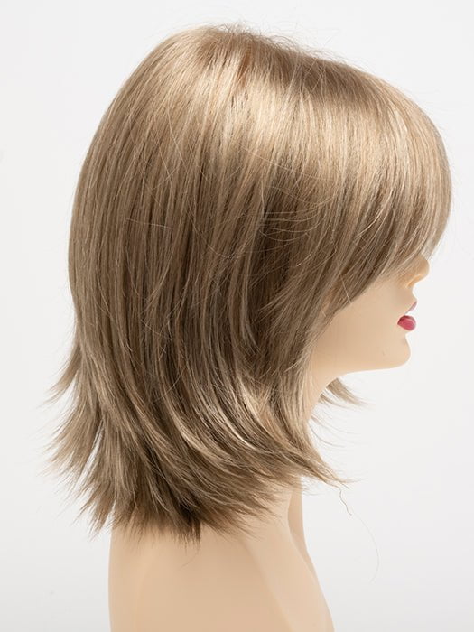 GINGER-CREAM | Dark Beige Blonde underneath highlighted on top with Light Beige Blonde