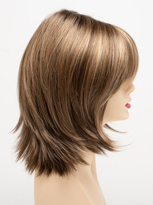 TOASTED SESAME | Medium Brown roots with overall Warm Cinnamon base and Wheat Blonde highlights