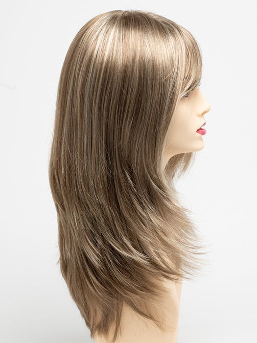 ALMOND-BREEZE | Light Brown blended with Ash Blonde