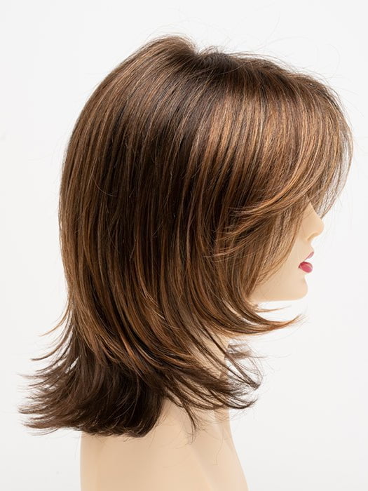 CHOCOLATE-CARAMEL | Medium Brown with Soft Red and Blonde highlights