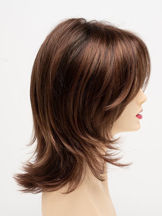 CINNAMON-RAISIN | Medium Brown with Auburn and Cinnamon highlights