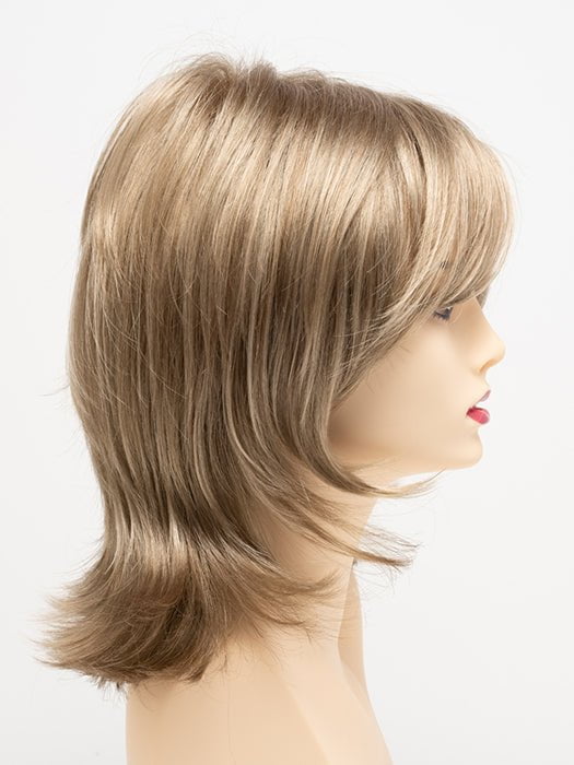 GINGER-CREAM | Dark Beige Blonde underneath highlighted on top with Light Beige Blonde