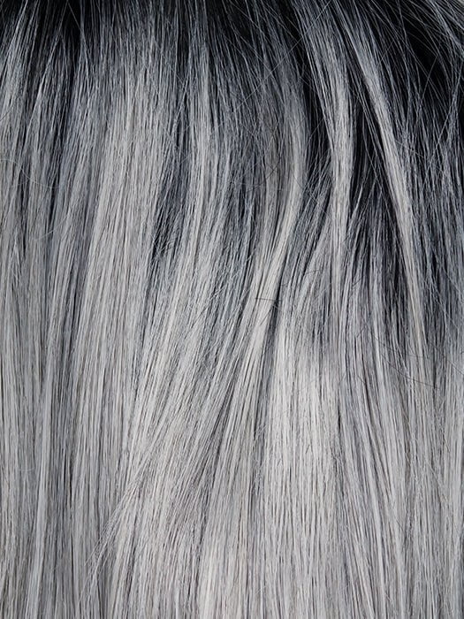 SILVER-MIST | Blue Toned Silver with Dark Roots