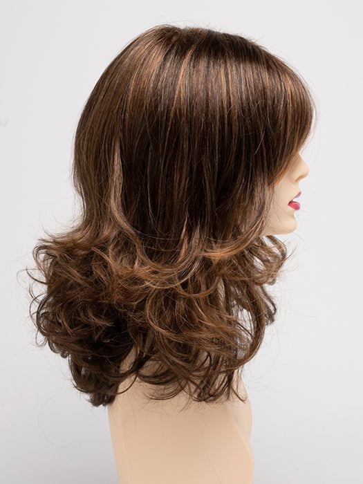 CHOCOLATE-CARAMEL | Medium Brown with Soft Red and Blonde highlights