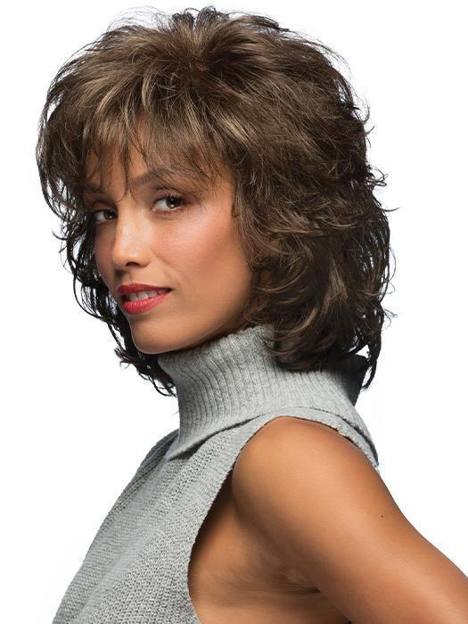 COMPLIMENT by ESTETICA in R14/8H | Golden Brown w/Dark Blonde Highlights on Top