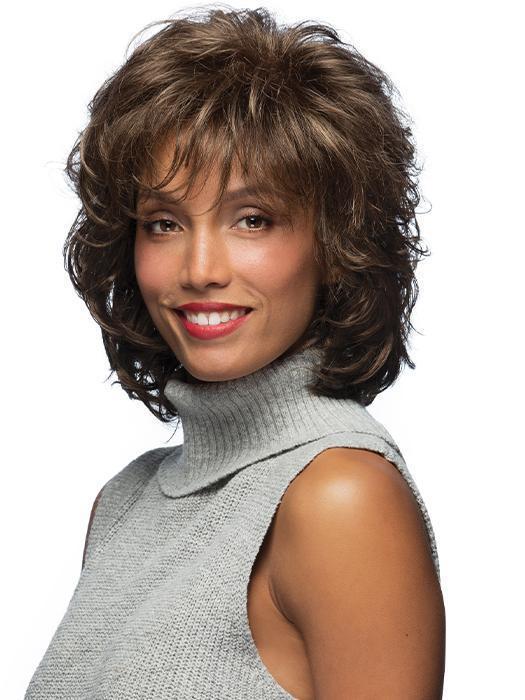 COMPLIMENT by ESTETICA in R14/8H | Golden Brown w/Dark Blonde Highlights on Top