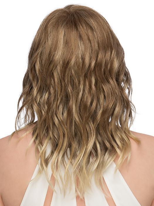 R613BG14 | Dark Blonde with Fine Pale Blonde highlights & Pale Blonde tipped ends