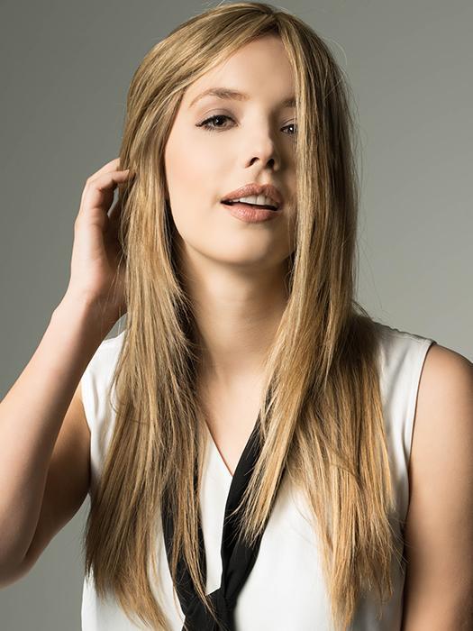 MONO WIGLET 12 HH by ESTETICA in R14/26H | Dark Blonde w/Golden Blonde Highlights