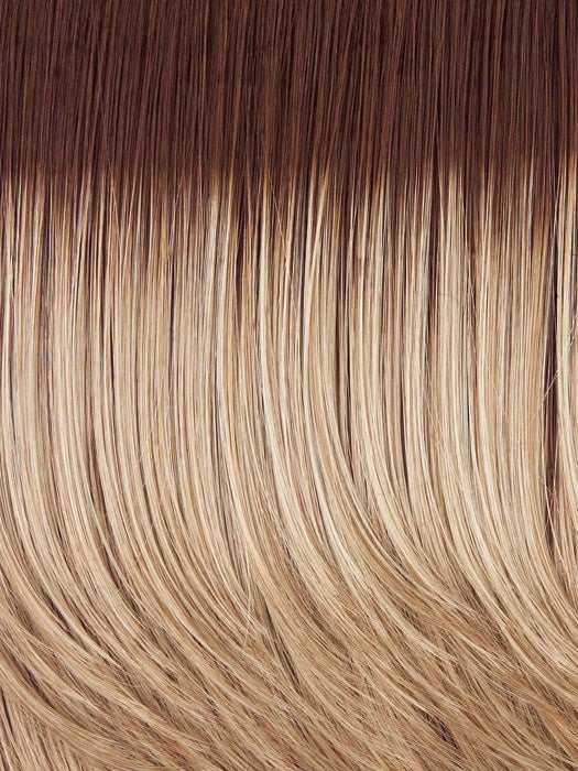 SS14/88H SHADED GOLDEN WHEAT | Dark Blonde Evenly Blended with Pale Blonde Highlights and Dark Roots