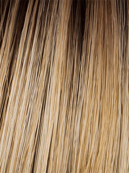 SS14/88 SHADED GOLDEN WHEAT | Medium Blonde streaked with Pale Gold highlights, Medium Brown roots