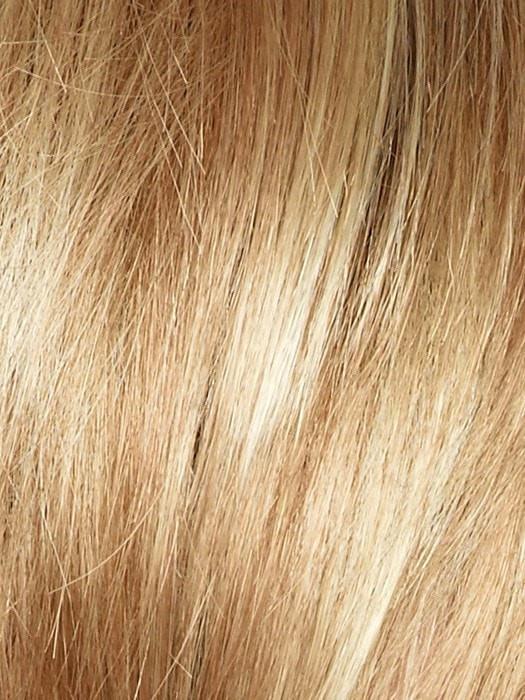 SUGAR CANE | Platinum Blonde and Strawberry Blonde Evenly Blended Base with Light Auburn Highlights