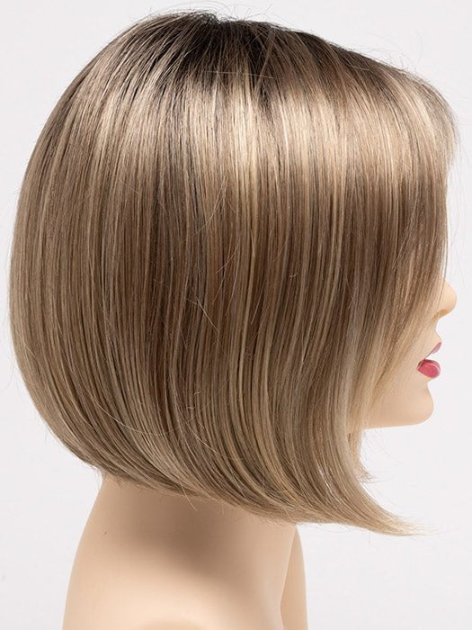 SAHARA BLONDE | Softer Dark Blonde with Light Golden Blonde, and features Chestnut Roots