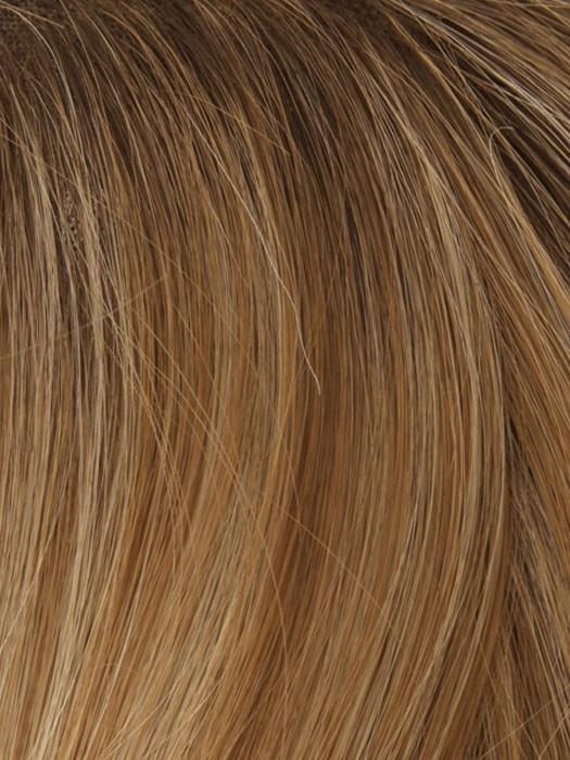 T71/6 NUTMEG FROSTED | Copper Highlight with Dark Brown Root