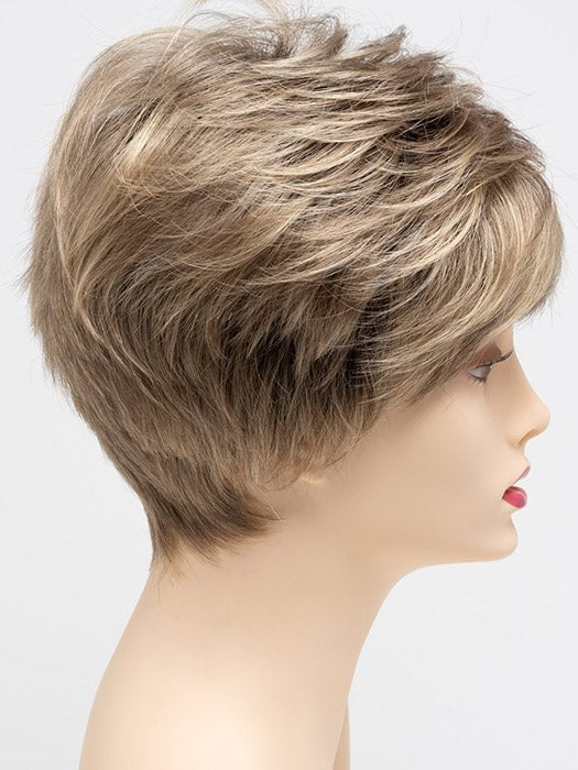 SAHARA BLONDE | Softer Dark Blonde with Light Golden Blonde, and features Chestnut Roots