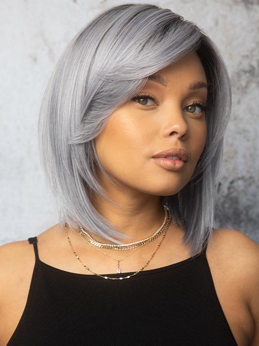 LUNAR-HAZE | Periwinkle Base with Off-Black Roots