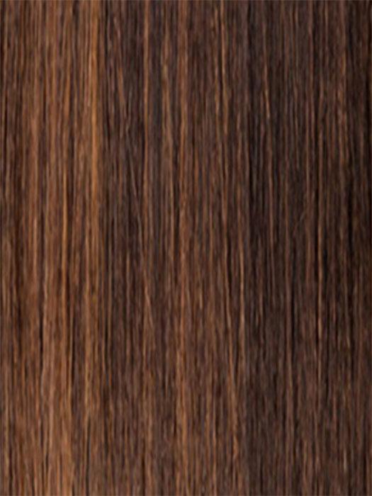 FS4/27 | 80% Medium Dark Brown with 20% Honey Blonde Frost