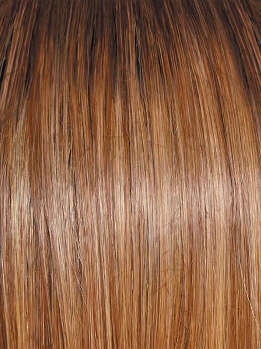 RL14/25SS SHADED HONEY GINGER | Dark Blonde Evenly Blended with Medium Golden Blonde With Dark Roots