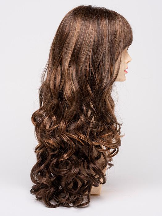 CHOCOLATE-CARAMEL | Medium Brown with Soft Red and Blonde highlights