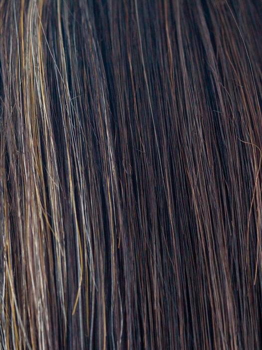 CARAMEL BROWN | Dark reddish brown plus gold highlights on the face