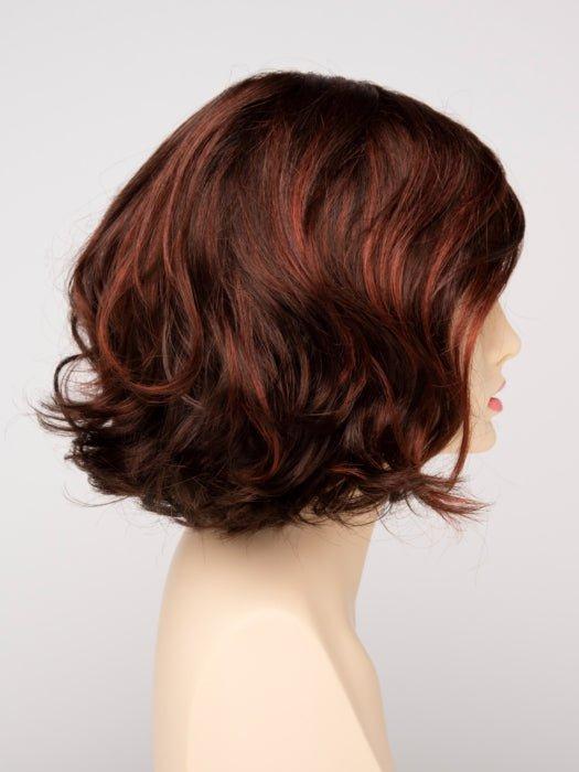 CHOCOLATE CHERRY | Dark Brown roots with overall Medium Brown base with Deep Red highlights