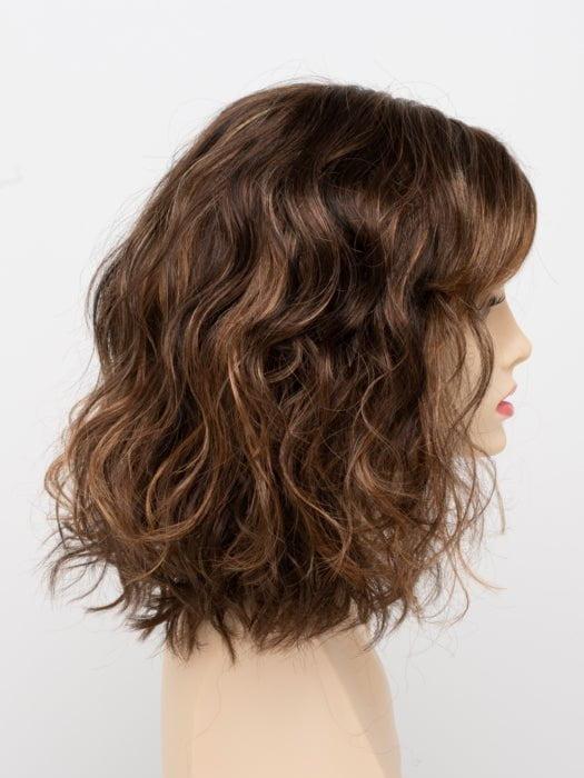 CHOCOLATE CARAMEL | Medium Brown with Soft Red and Blonde highlights