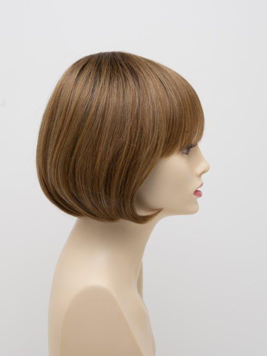 GOLDEN NUTMEG | Medium Brown roots with overall Warm Cinnamon base and Golden Blonde hightlights