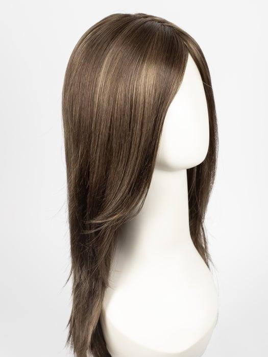 8RH14 HOT COCOA  | Medium Brown with 33% Medium Natural Blonde Highlights