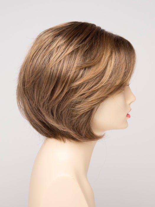 TOASTED SESAME | Medium Brown roots with overall Warm Cinnamon base and Golden Blonde highlights