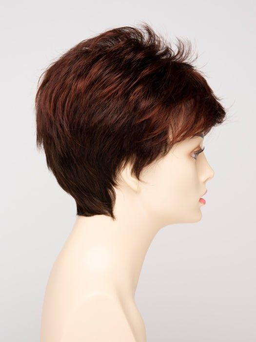 CHOCOLATE CHERRY | Dark Brown roots with overall Medium Brown base with Deep Red highlights