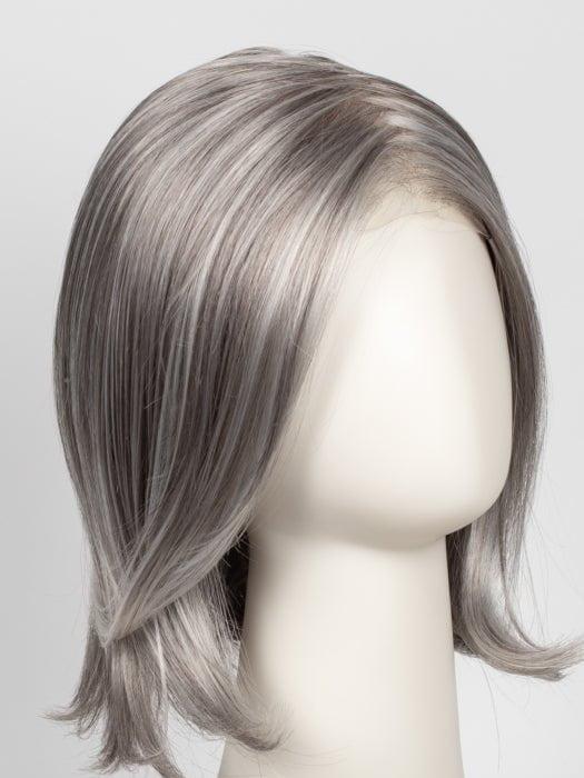 56F51 OYSTER | Light Grey with 20% Medium Brown Front, graduating to Grey with 30% Medium Brown Nape