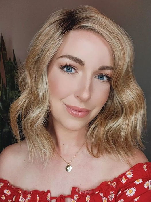 Liane in DRESS ME UP by Gabor in GF14-22SS WHEAT | Dark Blonde Evenly Blended with Platinum Blonde with Dark Roots