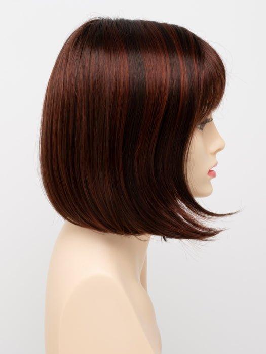 CHOCOLATE CHERRY | Dark Brown roots with overall Medium Brown base with Deep Red highlights