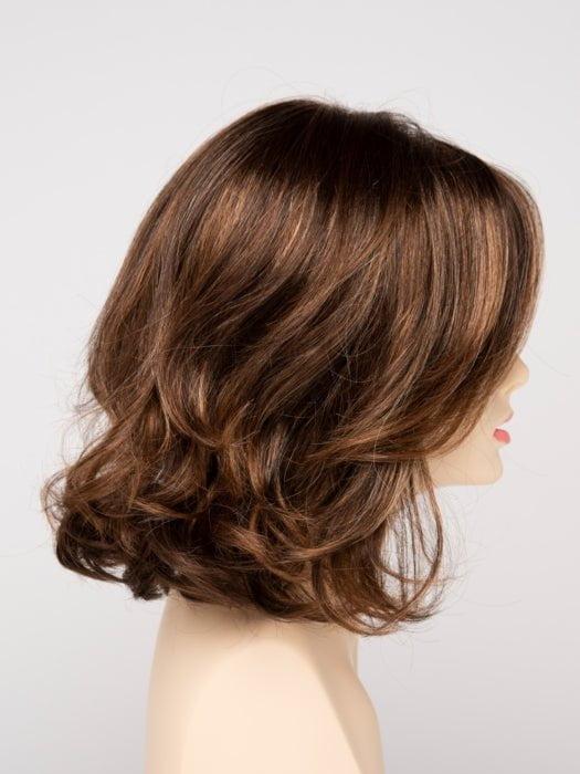 CHOCOLATE CARAMEL | Medium Brown with Soft Red and Blonde highlights