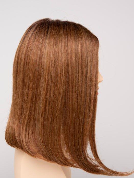 CREAMED COFFEE | Medium Brown roots and base with Cinnamon and Golden Blonde highlights