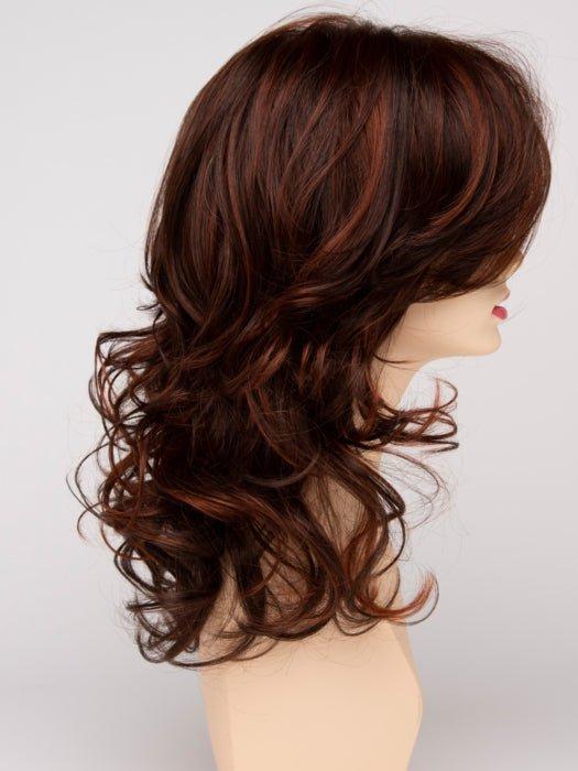 DARK RED | Auburn with Brighter Red highlights