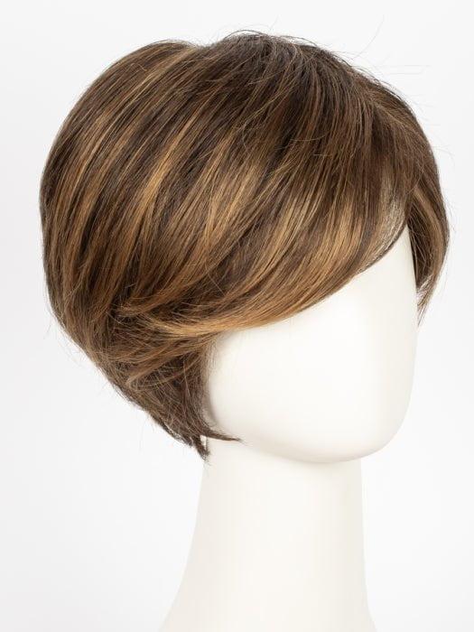 6F27 | CARAMEL RIBBON | Dark Brown with Light Red-Gold Blonde Highlights and Tips