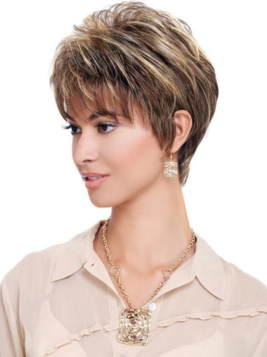 Estetica Design Wig Cheri Wig : Side View | Color R8/26H