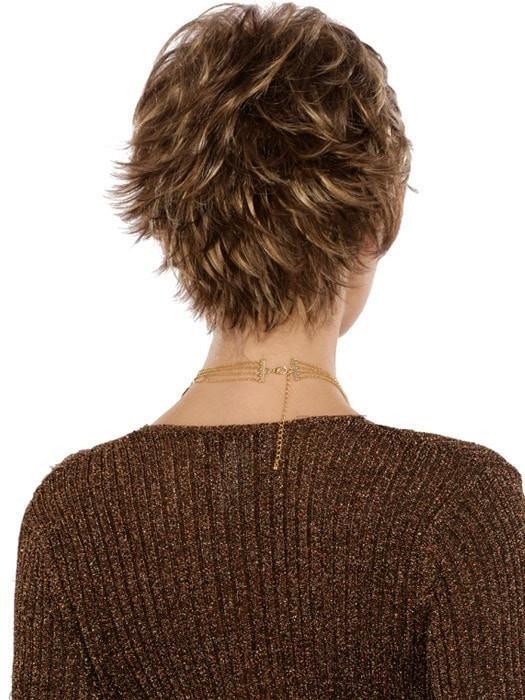 Estetica Designs Heidi Wig : Back View | Color CARAMELKISS