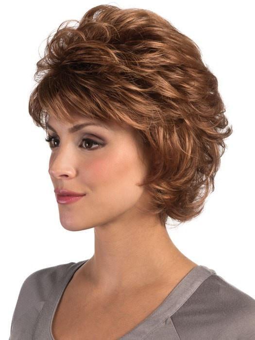 Estetica Shelby Wig : Side View | Color R30/28/26