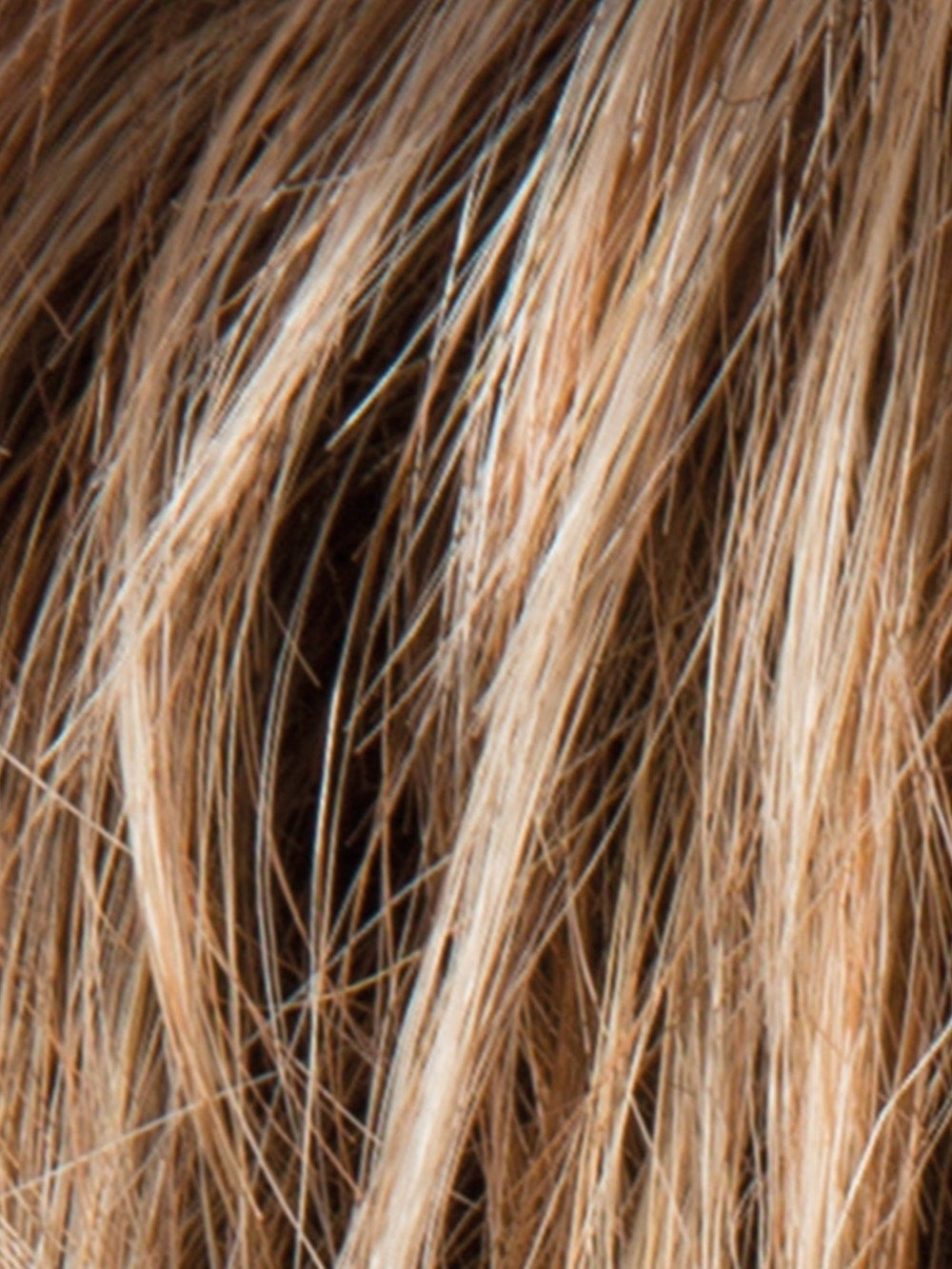 LIGHT BERNSTEIN ROOTED | Light Auburn, Light Honey Blonde, and Light Reddish Brown Blend and Dark Roots