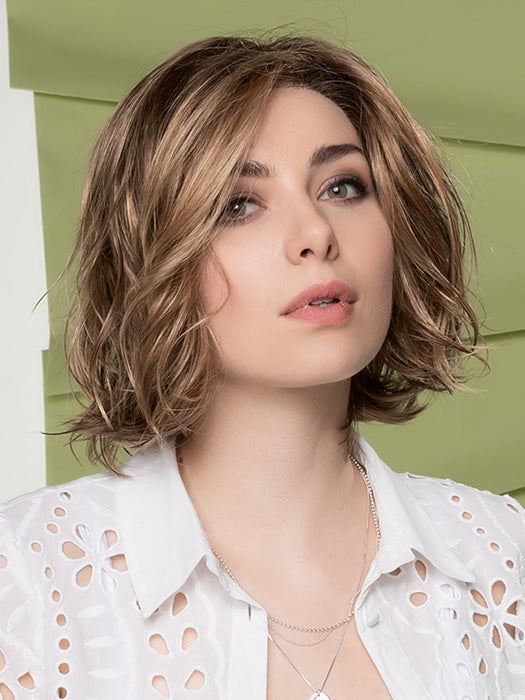 NOLA by Ellen Wille in BERNSTEIN MULTI SHADED 12.26.27 | Lightest Brown, Light Golden Blonde, and Dark Strawberry Blonde Blend with Shaded Roots