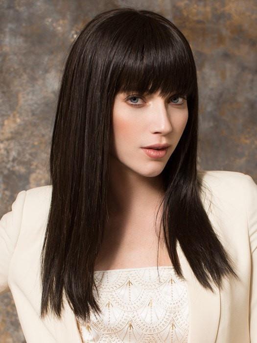 CHER by Ellen Wille in ESPRESSO MIX | Darkest Brown Base with a Blend of Dark Brown and Warm Medium Brown throughout 