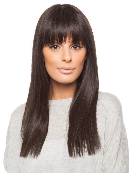 CHER by Ellen Wille in ESPRESSO MIX | Darkest Brown Base with a Blend of Dark Brown and Warm Medium Brown throughout 