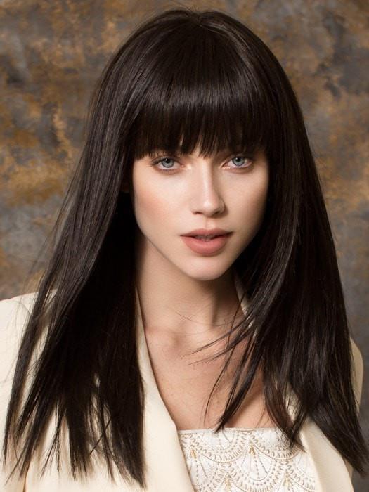 CHER by Ellen Wille in ESPRESSO MIX | Darkest Brown Base with a Blend of Dark Brown and Warm Medium Brown throughout 