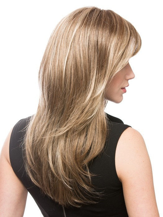 Color Dark-Sand-Rooted = Light Brown base with Lighest Ash Brown and Medium Honey Blonde blend and Dark Roots